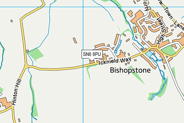 SN6 8PU map - OS VectorMap District (Ordnance Survey) SN6 8PU map - OS VectorMap District (Ordnance Survey)