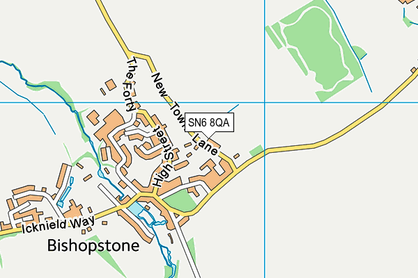 SN6 8QA map - OS VectorMap District (Ordnance Survey) SN6 8QA map - OS VectorMap District (Ordnance Survey)