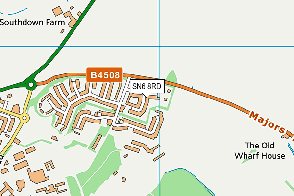 SN6 8RD map - OS VectorMap District (Ordnance Survey) SN6 8RD map - OS VectorMap District (Ordnance Survey)