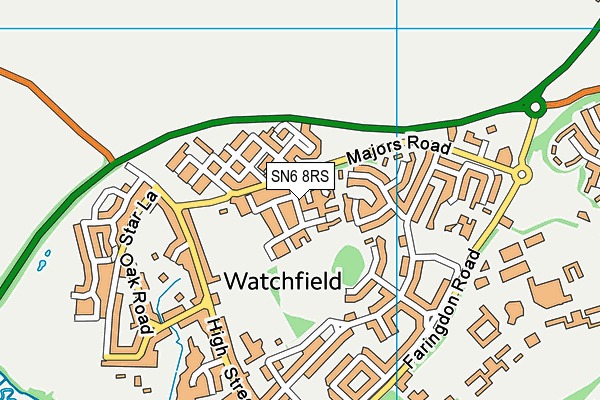 SN6 8RS map - OS VectorMap District (Ordnance Survey) SN6 8RS map - OS VectorMap District (Ordnance Survey)