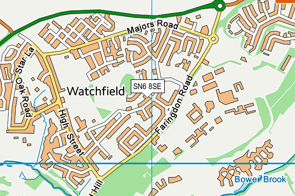 SN6 8SE map - OS VectorMap District (Ordnance Survey) SN6 8SE map - OS VectorMap District (Ordnance Survey)