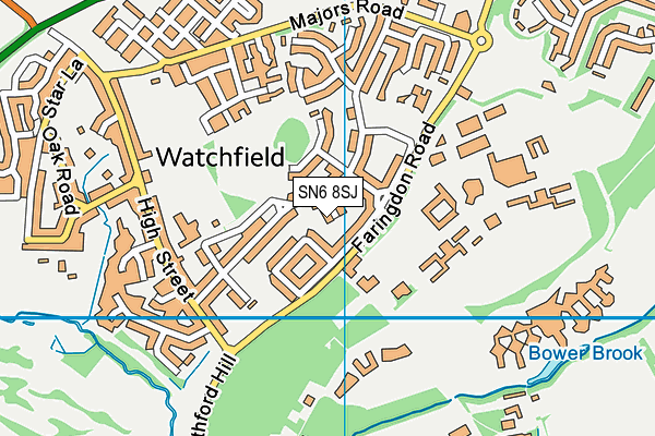 SN6 8SJ map - OS VectorMap District (Ordnance Survey) SN6 8SJ map - OS VectorMap District (Ordnance Survey)
