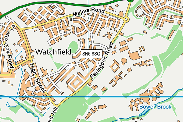 SN6 8SQ map - OS VectorMap District (Ordnance Survey) SN6 8SQ map - OS VectorMap District (Ordnance Survey)