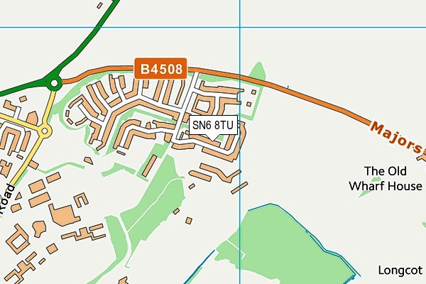 SN6 8TU map - OS VectorMap District (Ordnance Survey) SN6 8TU map - OS VectorMap District (Ordnance Survey)