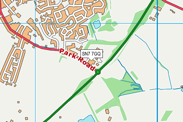 SN7 7GQ map - OS VectorMap District (Ordnance Survey) SN7 7GQ map - OS VectorMap District (Ordnance Survey)