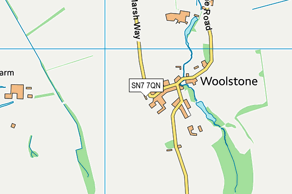 SN7 7QN map - OS VectorMap District (Ordnance Survey)
