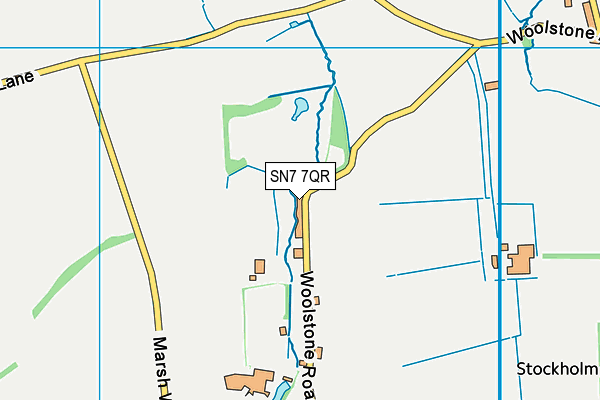 SN7 7QR map - OS VectorMap District (Ordnance Survey) SN7 7QR map - OS VectorMap District (Ordnance Survey)