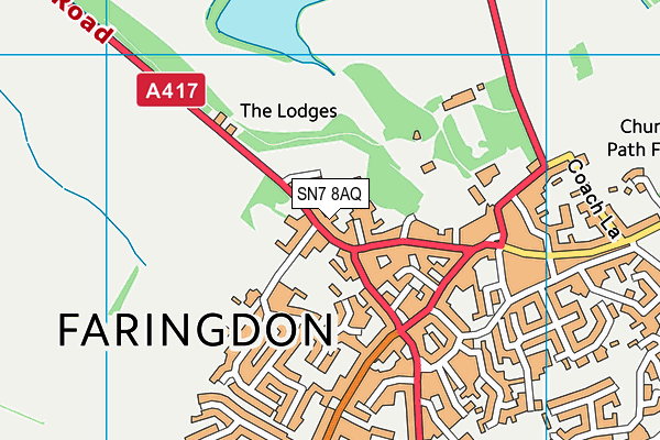 SN7 8AQ map - OS VectorMap District (Ordnance Survey) SN7 8AQ map - OS VectorMap District (Ordnance Survey)