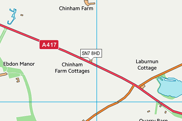 SN7 8HD map - OS VectorMap District (Ordnance Survey) SN7 8HD map - OS VectorMap District (Ordnance Survey)