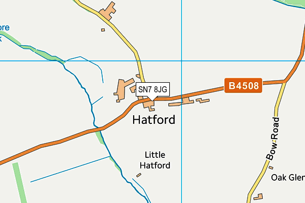 SN7 8JG map - OS VectorMap District (Ordnance Survey) SN7 8JG map - OS VectorMap District (Ordnance Survey)