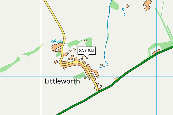 SN7 8JJ map - OS VectorMap District (Ordnance Survey) SN7 8JJ map - OS VectorMap District (Ordnance Survey)