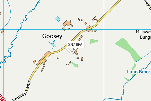 SN7 8PA map - OS VectorMap District (Ordnance Survey) SN7 8PA map - OS VectorMap District (Ordnance Survey)