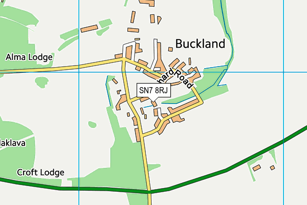 SN7 8RJ map - OS VectorMap District (Ordnance Survey) SN7 8RJ map - OS VectorMap District (Ordnance Survey)