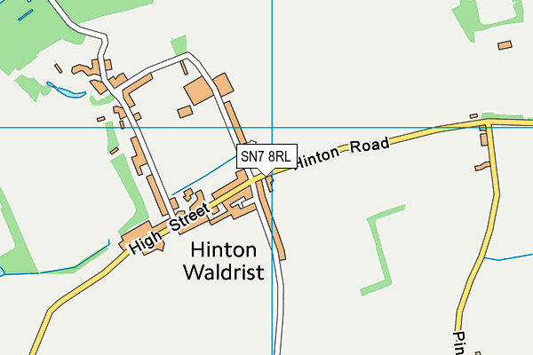 SN7 8RL map - OS VectorMap District (Ordnance Survey) SN7 8RL map - OS VectorMap District (Ordnance Survey)
