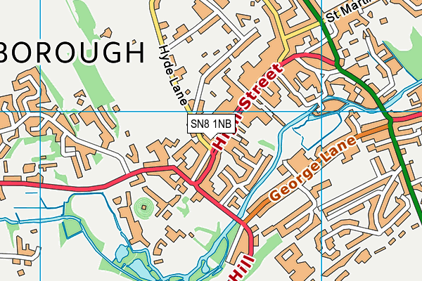 SN8 1NB map - OS VectorMap District (Ordnance Survey) SN8 1NB map - OS VectorMap District (Ordnance Survey)