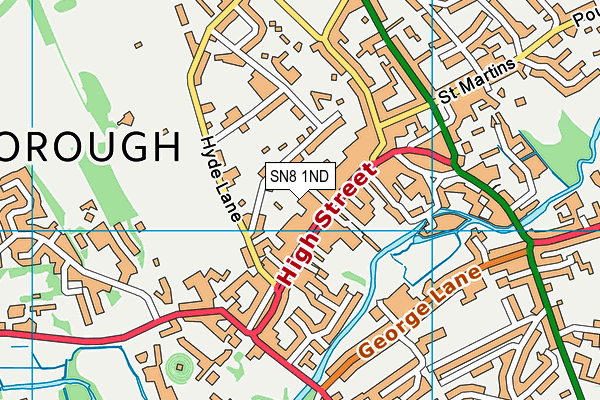 SN8 1ND map - OS VectorMap District (Ordnance Survey) SN8 1ND map - OS VectorMap District (Ordnance Survey)