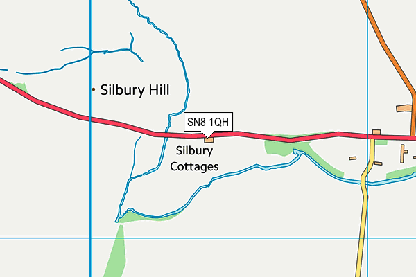 SN8 1QH map - OS VectorMap District (Ordnance Survey) SN8 1QH map - OS VectorMap District (Ordnance Survey)