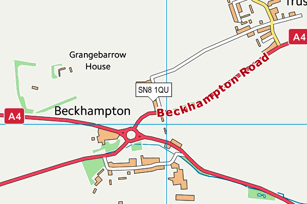 SN8 1QU map - OS VectorMap District (Ordnance Survey) SN8 1QU map - OS VectorMap District (Ordnance Survey)