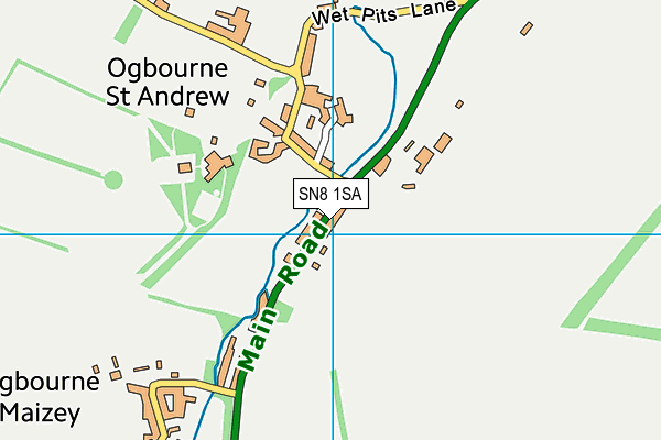 SN8 1SA map - OS VectorMap District (Ordnance Survey) SN8 1SA map - OS VectorMap District (Ordnance Survey)