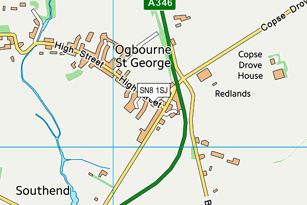SN8 1SJ map - OS VectorMap District (Ordnance Survey) SN8 1SJ map - OS VectorMap District (Ordnance Survey)