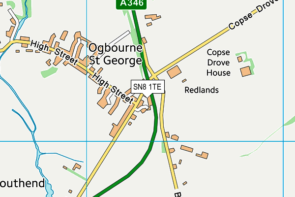 SN8 1TE map - OS VectorMap District (Ordnance Survey) SN8 1TE map - OS VectorMap District (Ordnance Survey)