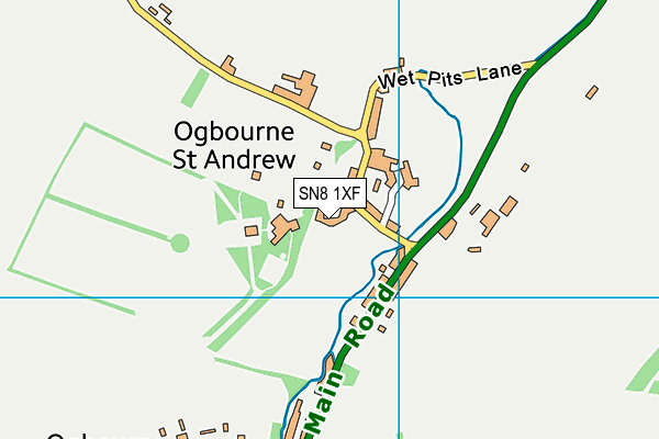 SN8 1XF map - OS VectorMap District (Ordnance Survey) SN8 1XF map - OS VectorMap District (Ordnance Survey)