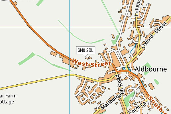 SN8 2BL map - OS VectorMap District (Ordnance Survey) SN8 2BL map - OS VectorMap District (Ordnance Survey)