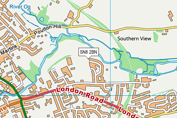 SN8 2BN map - OS VectorMap District (Ordnance Survey) SN8 2BN map - OS VectorMap District (Ordnance Survey)