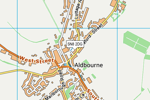 SN8 2DG map - OS VectorMap District (Ordnance Survey) SN8 2DG map - OS VectorMap District (Ordnance Survey)