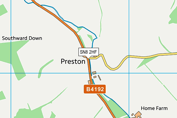 SN8 2HF map - OS VectorMap District (Ordnance Survey) SN8 2HF map - OS VectorMap District (Ordnance Survey)