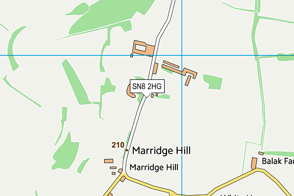 SN8 2HG map - OS VectorMap District (Ordnance Survey) SN8 2HG map - OS VectorMap District (Ordnance Survey)