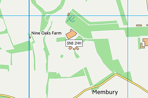 SN8 2HH map - OS VectorMap District (Ordnance Survey) SN8 2HH map - OS VectorMap District (Ordnance Survey)