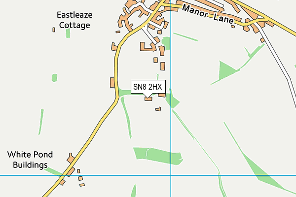 SN8 2HX map - OS VectorMap District (Ordnance Survey) SN8 2HX map - OS VectorMap District (Ordnance Survey)