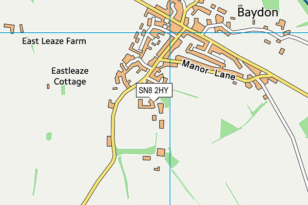 SN8 2HY map - OS VectorMap District (Ordnance Survey) SN8 2HY map - OS VectorMap District (Ordnance Survey)