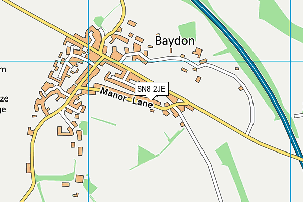 SN8 2JE map - OS VectorMap District (Ordnance Survey) SN8 2JE map - OS VectorMap District (Ordnance Survey)