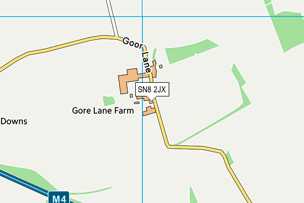 SN8 2JX map - OS VectorMap District (Ordnance Survey) SN8 2JX map - OS VectorMap District (Ordnance Survey)