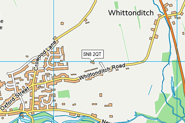 SN8 2QT map - OS VectorMap District (Ordnance Survey) SN8 2QT map - OS VectorMap District (Ordnance Survey)