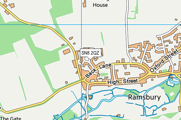 SN8 2QZ map - OS VectorMap District (Ordnance Survey) SN8 2QZ map - OS VectorMap District (Ordnance Survey)