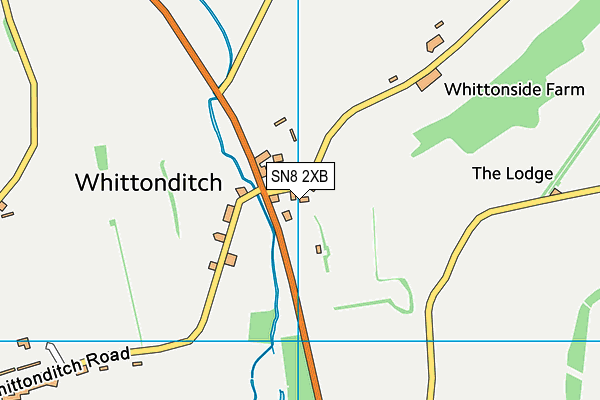SN8 2XB map - OS VectorMap District (Ordnance Survey) SN8 2XB map - OS VectorMap District (Ordnance Survey)