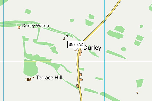 SN8 3AZ map - OS VectorMap District (Ordnance Survey) SN8 3AZ map - OS VectorMap District (Ordnance Survey)