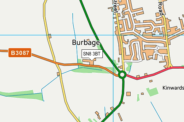 SN8 3BT map - OS VectorMap District (Ordnance Survey) SN8 3BT map - OS VectorMap District (Ordnance Survey)