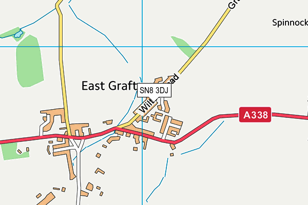 SN8 3DJ map - OS VectorMap District (Ordnance Survey) SN8 3DJ map - OS VectorMap District (Ordnance Survey)