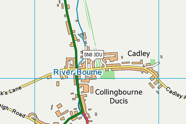 SN8 3DU map - OS VectorMap District (Ordnance Survey) SN8 3DU map - OS VectorMap District (Ordnance Survey)