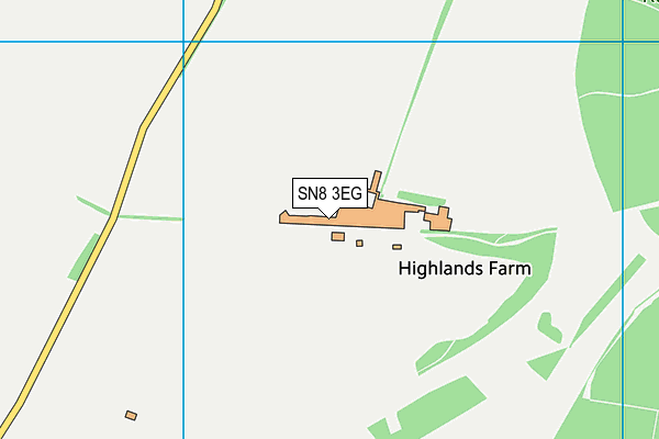 SN8 3EG map - OS VectorMap District (Ordnance Survey) SN8 3EG map - OS VectorMap District (Ordnance Survey)
