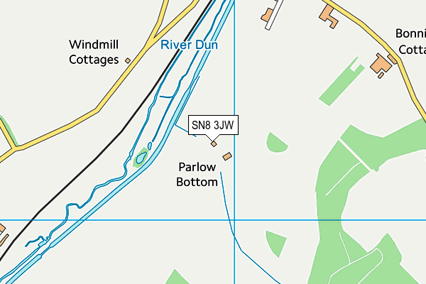 SN8 3JW map - OS VectorMap District (Ordnance Survey) SN8 3JW map - OS VectorMap District (Ordnance Survey)