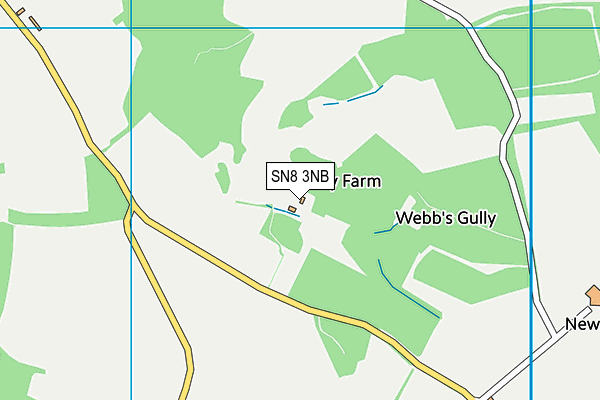 SN8 3NB map - OS VectorMap District (Ordnance Survey) SN8 3NB map - OS VectorMap District (Ordnance Survey)