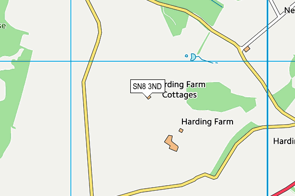 SN8 3ND map - OS VectorMap District (Ordnance Survey) SN8 3ND map - OS VectorMap District (Ordnance Survey)