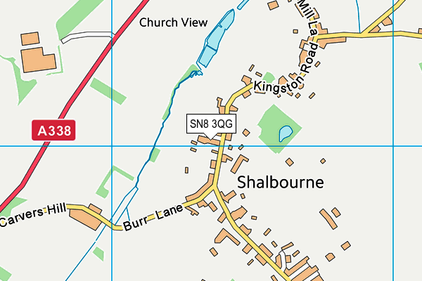 SN8 3QG map - OS VectorMap District (Ordnance Survey)