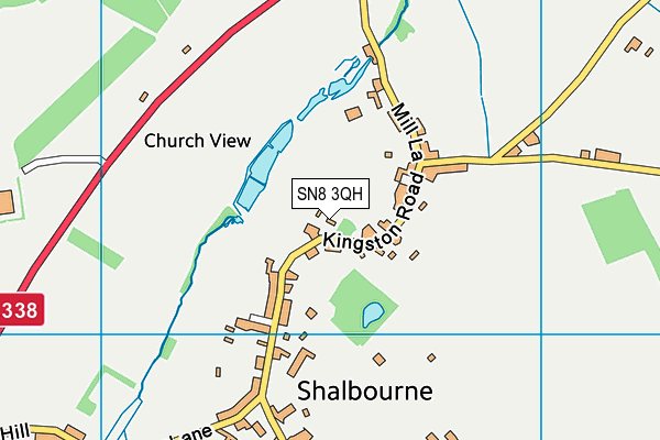 SN8 3QH map - OS VectorMap District (Ordnance Survey)
