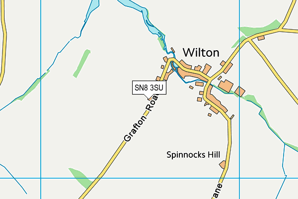 SN8 3SU map - OS VectorMap District (Ordnance Survey) SN8 3SU map - OS VectorMap District (Ordnance Survey)